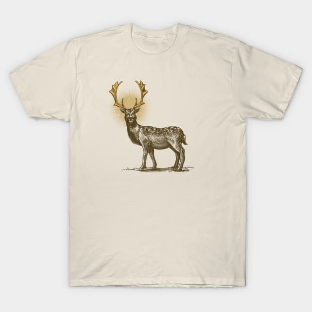 The Sacred Deer T-Shirt by Moryart